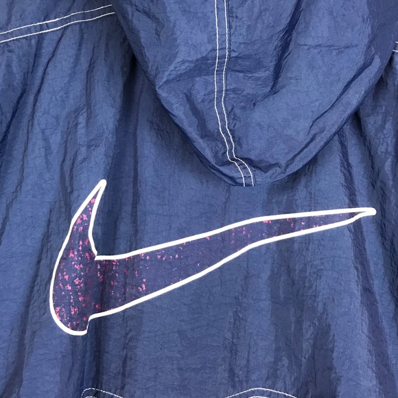 Vintage Nike Big Swoosh Windbreaker Zip Up Jacket - Picture 6 of 6